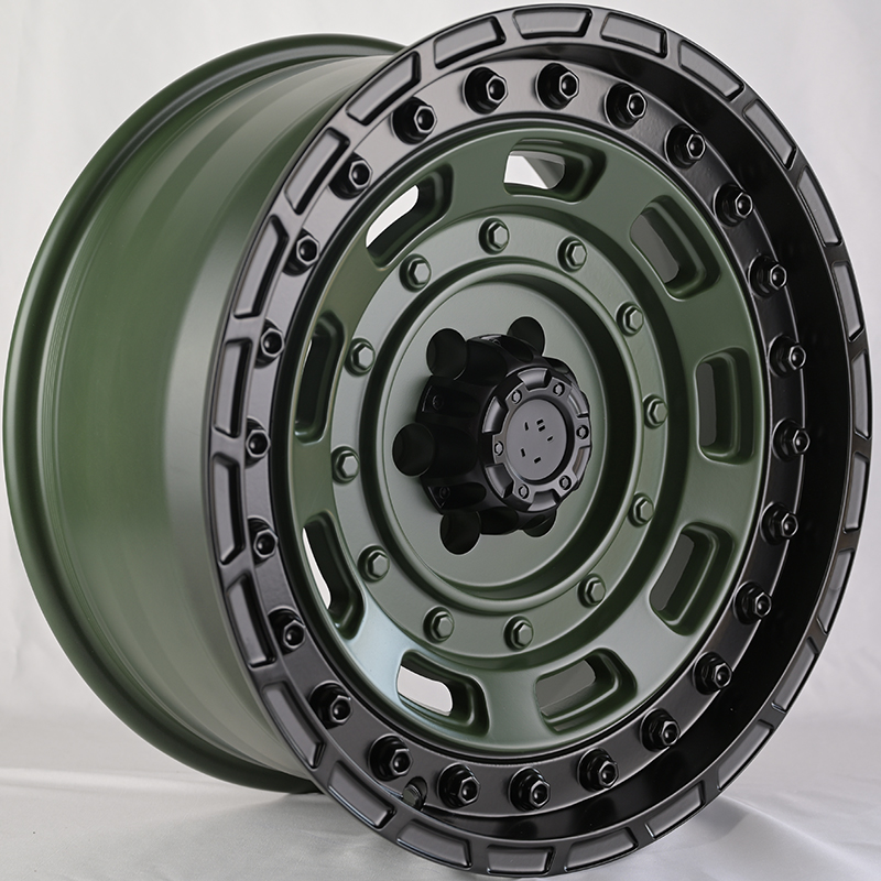 Диски FBX403-7 IWheel FBX403-7 8.5x17/6x114.3 D66.1 ET0 Matte Olive Green+Matte Black Lip