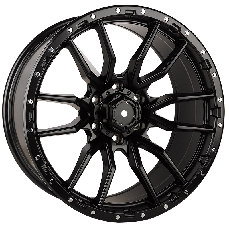Диски 6098 KoKo Kuture 6098 9.0x17/6x139.7 D106.2 ET10 Full Satin Black+ Milling Holes