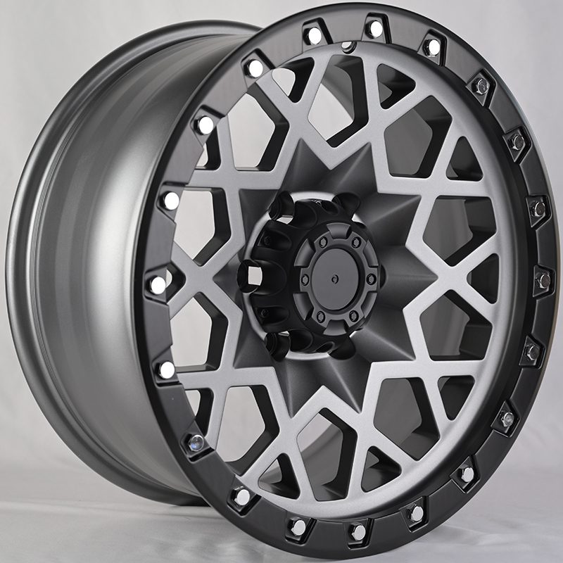 Диски FBX496-7 IWheel FBX496-7 9.0x17/6x139.7 D110.1 ET0 Matte Gunmetal+Silver Revets