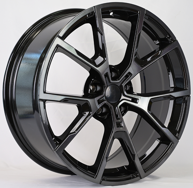 Диски BK5601 Powcan BK5601 9.0x19/5x112 D66.6 ET40 BKF Black Clear задняя