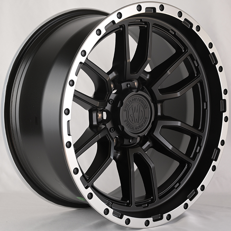 Диски X55 IWheel X55 8.5x17/6x139.7 D110.1 ET0 Matte Black+Machined edge