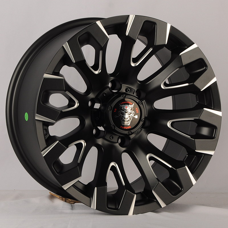 Диски JT255-7 IWheel JT255-7 9.0x17/6x114.3 D66.1 ET0 Matt Black+Milling Spoke