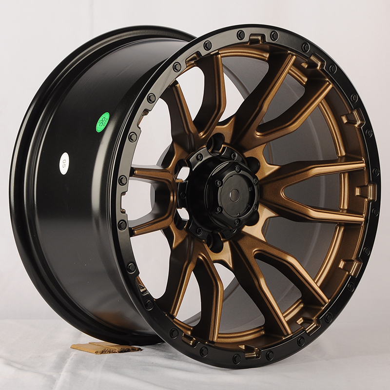 Диски 6098 KoKo Kuture 6098 9.0x17/6x139.7 D110.1 ET0 Matt Bronze + Matt Black Lip