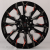 Zumbo Wheels F8530 9.0x18/6x139.7 D110.1 ET0 Gloss Black+Milling window+red coating