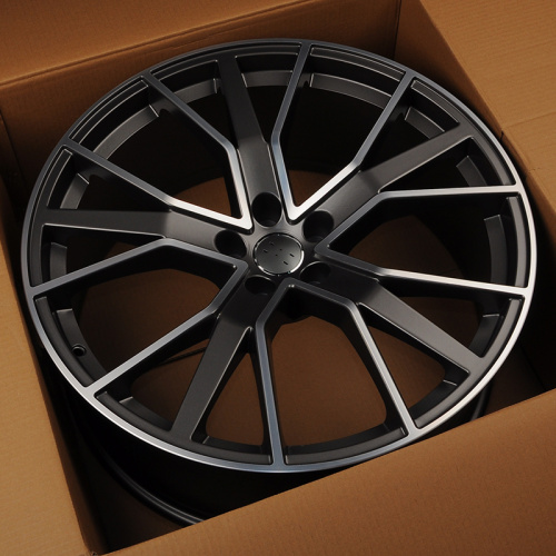 KoKo Kuture D5348 9.5x22/5x112 D66.45 ET25 Satin Gun Metal Polished with Satin Clear Lacquer