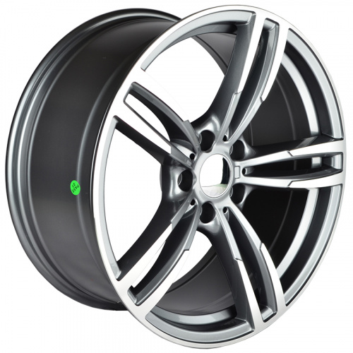 Powcan BK855 8.5x18/5x120 D72.56 ET30 Gun Polish