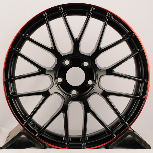 KoKo Kuture FF519 7.5x17/5x112 D66.45 ET35 Matte Red Black Lip