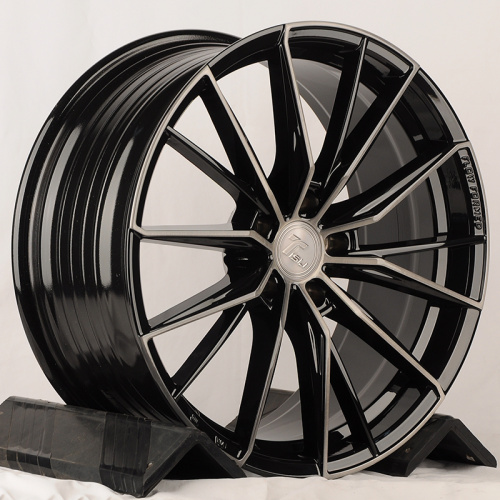 Tisli Galaxy D 8.5x20/5x112 D66.6 ET25 Gloss Black with Dark Tint (передняя ось)