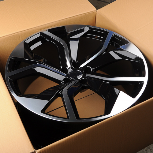 IWheel B376 10.0x22/5x112 D66.45 ET26 Black Machined Face
