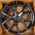 Tisli Hyperion H 8.5x19/5x108 D65.1 ET42 Black Face Machined With Black Coat Tisli Hyperion H 8.5x19/5x108 D65.1 ET42 Black Face Machined With Black Coat