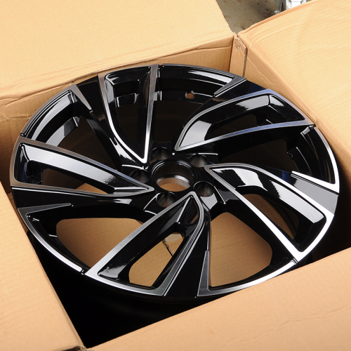 Powcan BK5772 7.5x17/5x100 D57.1 ET45 Black+Machine Surface