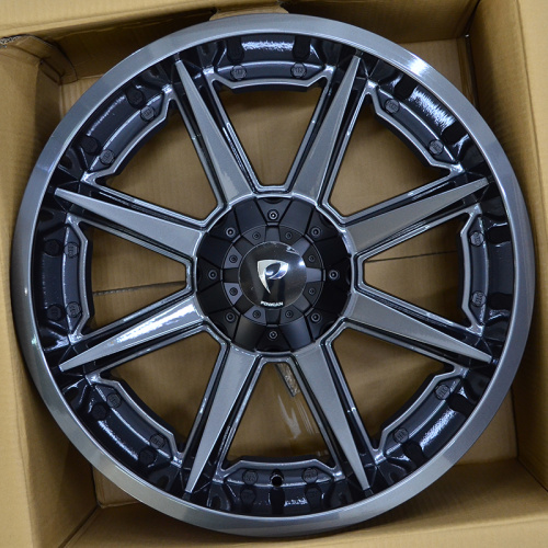 Powcan BK819 9.0x20/6x135 D106.1 ET20 Gun Metal