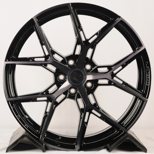 Tisli Hyperion H 8.5x20/5x108 D65.1 ET42 Gloss Black Brush With Dark Tint