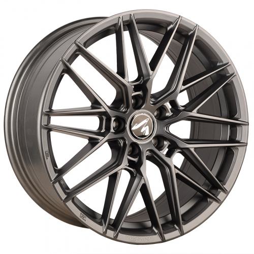 Makstton MST FASTER GT 715 7.5x17/5x112 D66.5 ET35 Matte Steel Gray with Milling