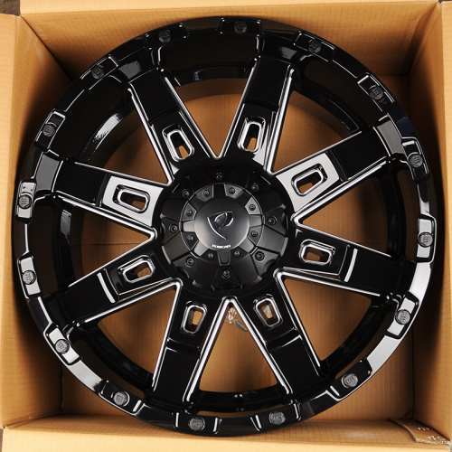 Powcan BK5261 9.0x18/6x139.7 D106.1 ET15 BLK/MIL