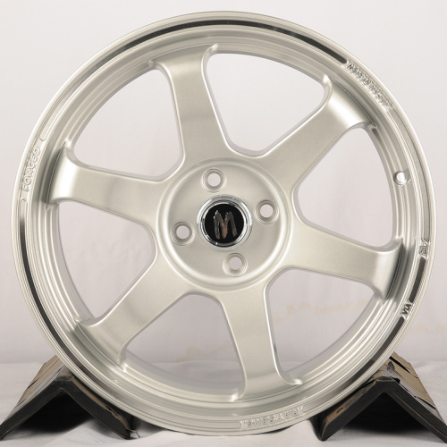 Makstton MST-633 7.5x17/4x100 D73.1 ET40 Silver+Polish lip