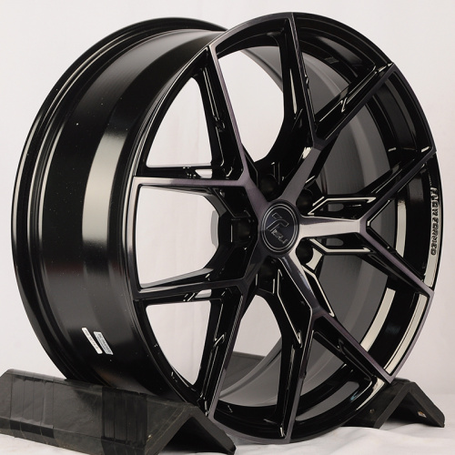 Tisli Hyperion H 9.0x21/5x112 D66.6 ET30 Gloss Black Brush With Dark Tint