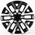 Luistone SW297 7.0x17/6x130 D84.1 ET40 BKF Luistone SW297 7.0x17/6x130 D84.1 ET40 BKF