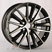 Диски AO9893D Anzoo AO9893D 7.5x17/5x114.3 D60.1 ET45 Black Machine Face