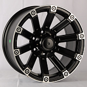 Диски Y0210 Powcan Y0210 8.5x17/6x139.7 D106.1 ET0 Matt Black Polished