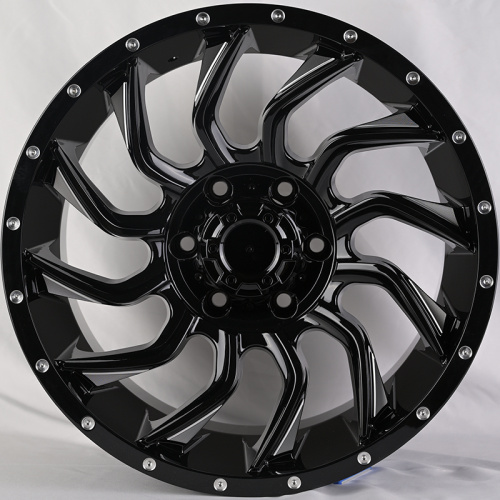 IWheel FBX369-8 9.0x18/6x139.7 D110.1 ET0 GB+Milling spoke Rivet holes