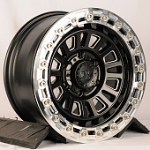 Диски YS182 Powcan YS182 8.5x17/5x127 D71.56 ET-10 Black