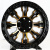 Anzoo FBX087-7 9.0x17/5x139.7 D110.1 ET-12 Matt Black Machined Face+Bronze Anzoo FBX087-7 9.0x17/5x139.7 D110.1 ET-12 Matt Black Machined Face+Bronze