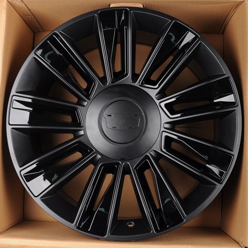 Luistone L1337 9.0x22/6x139.7 D78.1 ET25 Black Matt Wheel-Gloss Black Decoration Strip