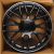 Zumbo Wheels MB44 9.0x18/5x112 D66.6 ET48 Black Matt With Lip Polish