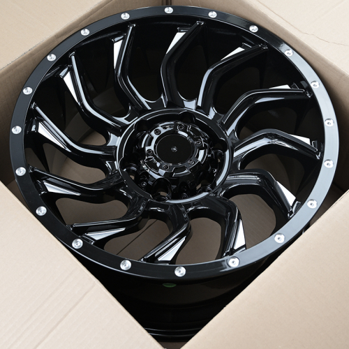 IWheel JT192-7 9.0x17/6x139.7 D110.1 ET0 GB+Milling spoke Rivet holes (конус)