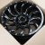 IWheel JT192-7 9.0x17/6x139.7 D110.1 ET0 GB+Milling spoke Rivet holes (конус)