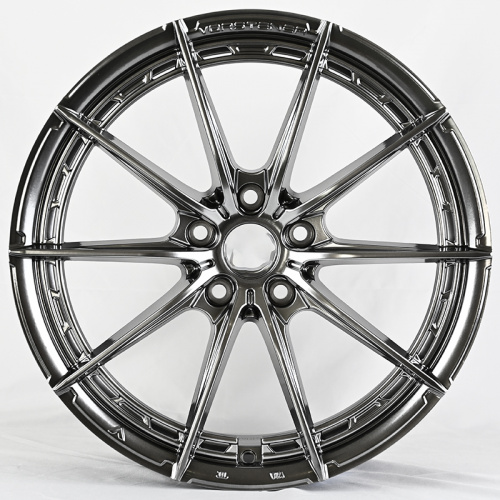 KoKo Kuture FF586 8.0x18/5x112 D66.45 ET38 Titanium Silver
