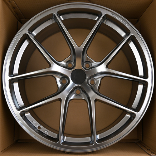 KoKo Kuture FF012 8.5x19/5x114.3 D73.1 ET35 Titanium Silver