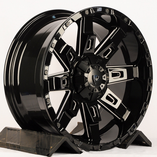 Powcan BK5261 9.0x18/6x135 D106.1 ET15 BLK/MIL