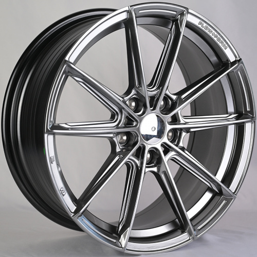 KoKo Kuture FF600 8.5x19/5x114.3 D73.1 ET35 Titanium Silver