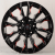 Anzoo AS8227-8 9.0x18/6x139.7 D110.1 ET0 Gloss Black+Milling window+red coating