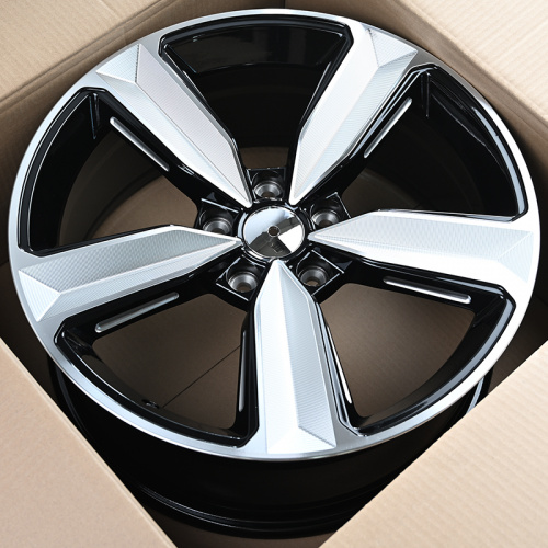 KoKo Kuture 5400 9.0x20/5x112 D66.45 ET30 Gloss Black Machined Face+Milling Window