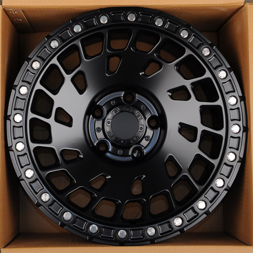 Powcan BK1287 8.5x17/5x127 D71.5 ET-6 Matt Black