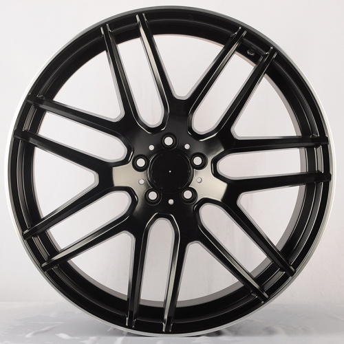 Zumbo Wheels MB77 10x21/5x112 D66.6 ET30 Black Matt With Lip Polish (в круг)