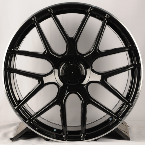 Powcan BK5318 9.5x21/5x112 D66.6 ET38 Black Polished Lip