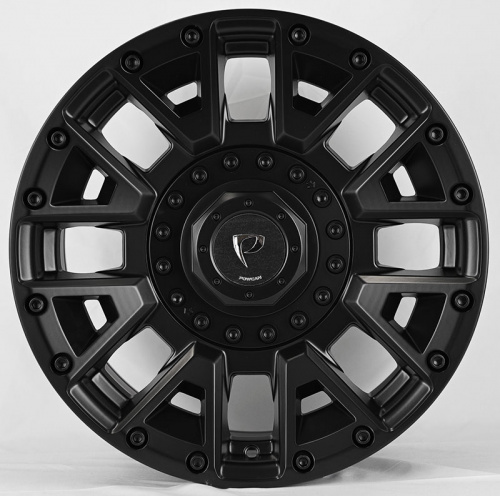 Powcan BK5821 9.0x18/6x135 D106.1 ET0 BLACK MATT