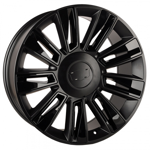 Luistone L1337 9.0x22/6x139.7 D78.1 ET31 Black Matt Wheel-Gloss Black Decoration Strip