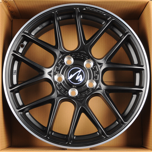 Makstton MST-CK-70 7.5x17/5x112 D73.1 ET35 matte black polish lip 
