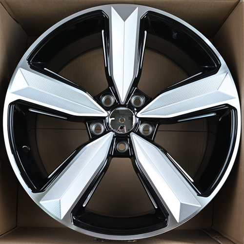 KoKo Kuture 5400 9.0x20/5x112 D66.45 ET30 Gloss Black Machined Face+Milling Window