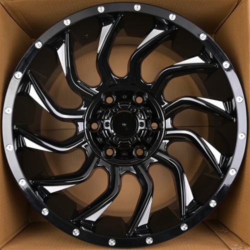 IWheel FBX369-8 9.0x18/6x139.7 D110.1 ET0 GB+Milling spoke Rivet holes