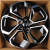 KoKo Kuture 5561 8.5x19/5x112 D57.1 ET45 Black Machined Face