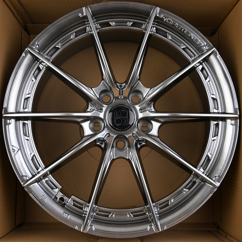 KoKo Kuture FF586 7.5x17/5x108 D73.1 ET35 Titanium Silver