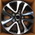 Anzoo H706F 8.5x18/5x150 D110 ET58 Black Machine Face Anzoo H706F 8.5x18/5x150 D110 ET58 Black Machine Face