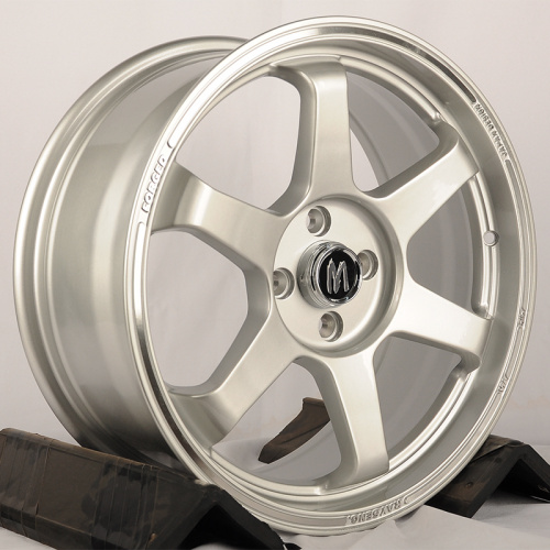 Makstton MST-633 7.5x17/4x100 D73.1 ET40 Silver+Polish lip