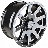  NW9002B Ivision Wheel NW9002B 9.0x18/6x135 D87.1 ET18 Gloss Black / Side Mill